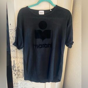 Isabel Marant Black Logo T-Shirt